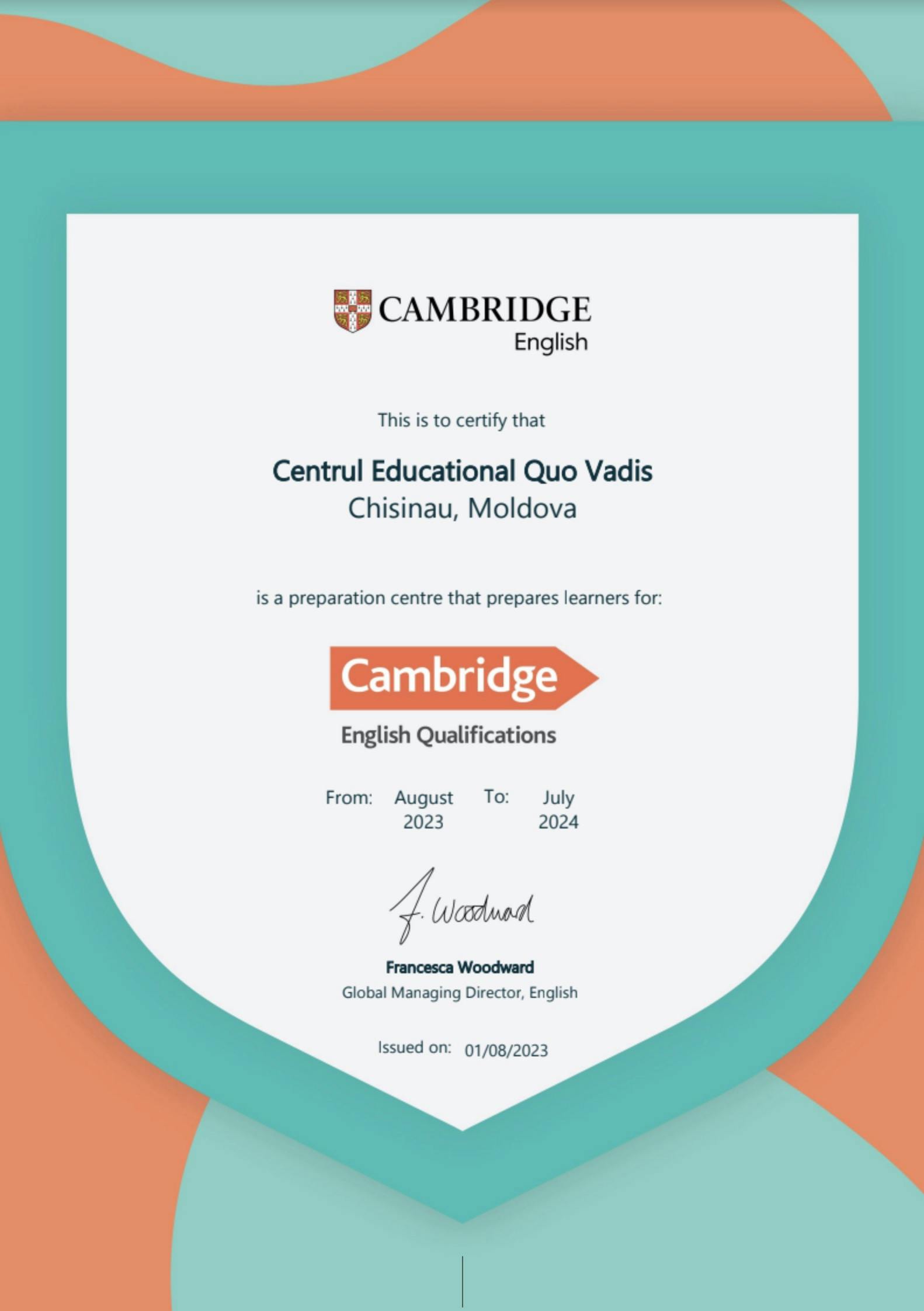 Centru Oficial Pregatire Cambridge